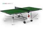 Теннисный стол для помещения Compact LX green усовершенствованная модель стола 6042-3 s-dostavka - магазин СпортДоставка. Спортивные товары интернет магазин в Воронеже 