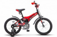 Детский велосипед Stels Jet 16" Z010 черный красный 2022 - магазин СпортДоставка. Спортивные товары интернет магазин в Воронеже 