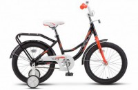 Детский велосипед Stels Flyte 18" Z011 Чёрный красный 2022 - магазин СпортДоставка. Спортивные товары интернет магазин в Воронеже 