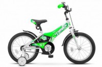 Детский велосипед Stels Jet 16" Z010 зеленый белый  2022 - магазин СпортДоставка. Спортивные товары интернет магазин в Воронеже 