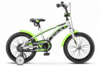 Детский велосипед Stels Arrow 16" V020 зеленый 2022 - магазин СпортДоставка. Спортивные товары интернет магазин в Воронеже 