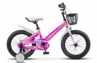 Детский велосипед Stels Pilot-150 16" V010 розовый 2022 - магазин СпортДоставка. Спортивные товары интернет магазин в Воронеже 