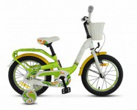 Детский велосипед Stels Pilot-190 16" V030 Зелёный жёлтый белый 2022 - магазин СпортДоставка. Спортивные товары интернет магазин в Воронеже 